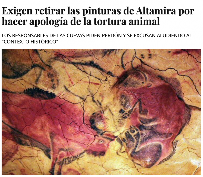 Рисунки в пещере Альтамира в Испании