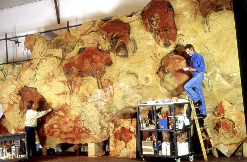 Памятники палеолитического искусства пещера Альтамира