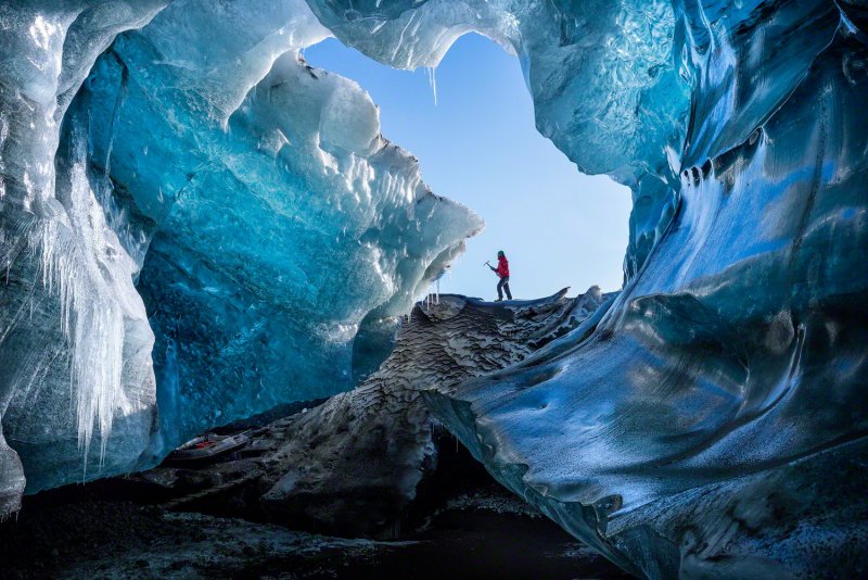 Картинки светлая Ледяная пещера