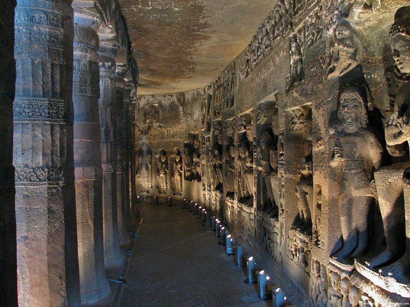 Храм Аджанты в Индии