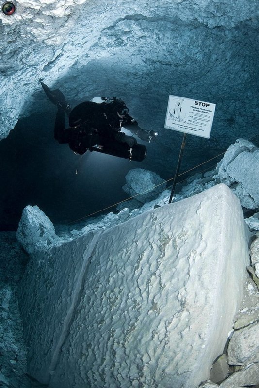 Ординская подводная пещера Пермский край