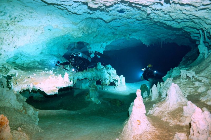Подводная гипсовая Ординская пещера