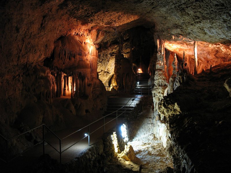 Крым мраморные пещеры «глиняный зал»