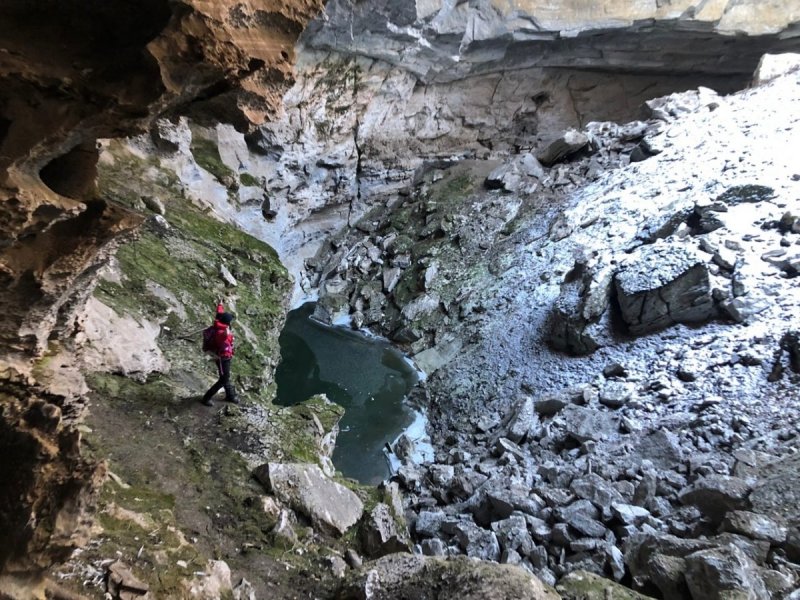 Вертолетная пещера в Башкирии