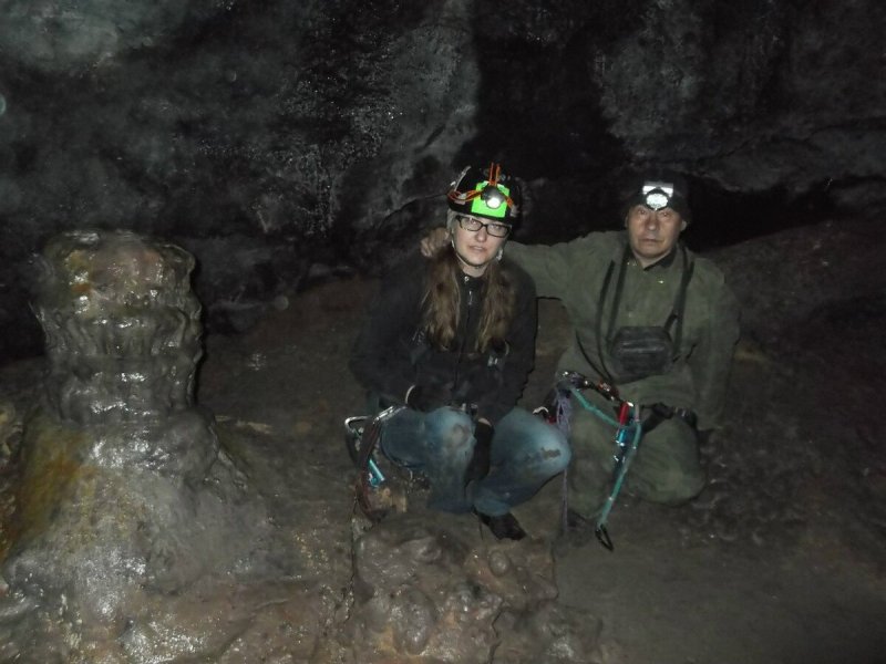 Бородинская пещерах залы