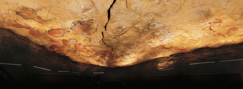 Потолок пещеры Альтамира