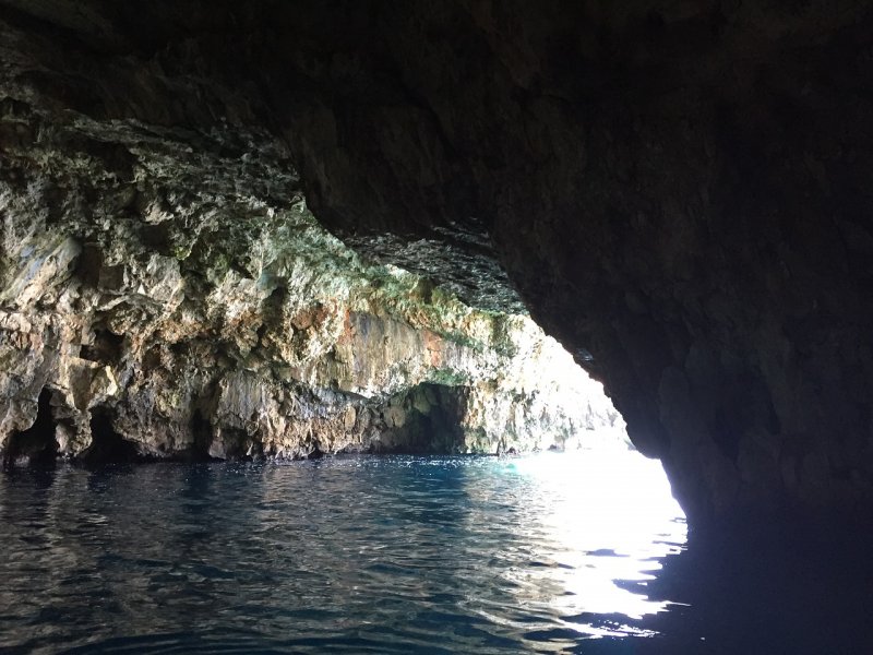 Пещера галациа Скиатос