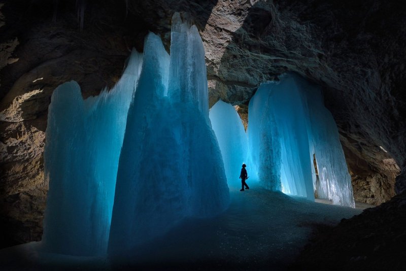 Ледяная пещера Айсризенвельт Австрия