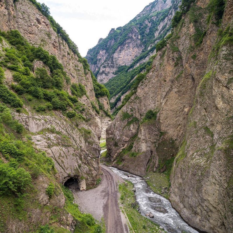 Река Геналдон в Северной Осетии