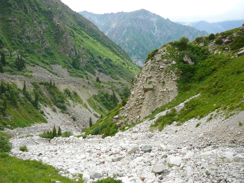 Аларчинское ущелье Киргизия панорама