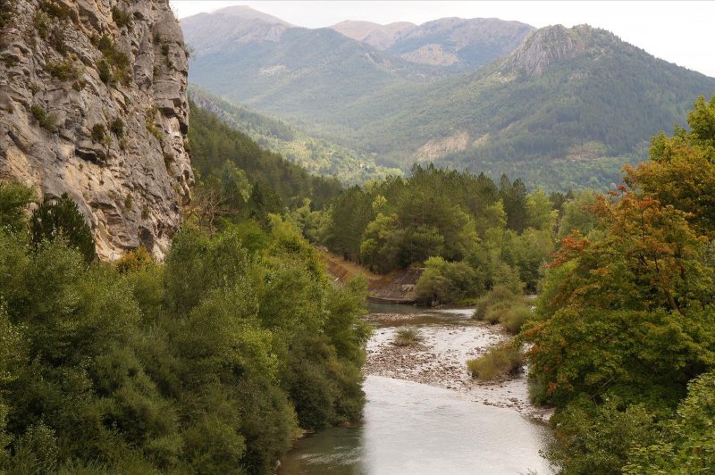 Река Геналдон Кармадонское ущелье в Северной Осетии