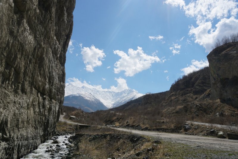 Юпшарский каньон Абхазия зимой