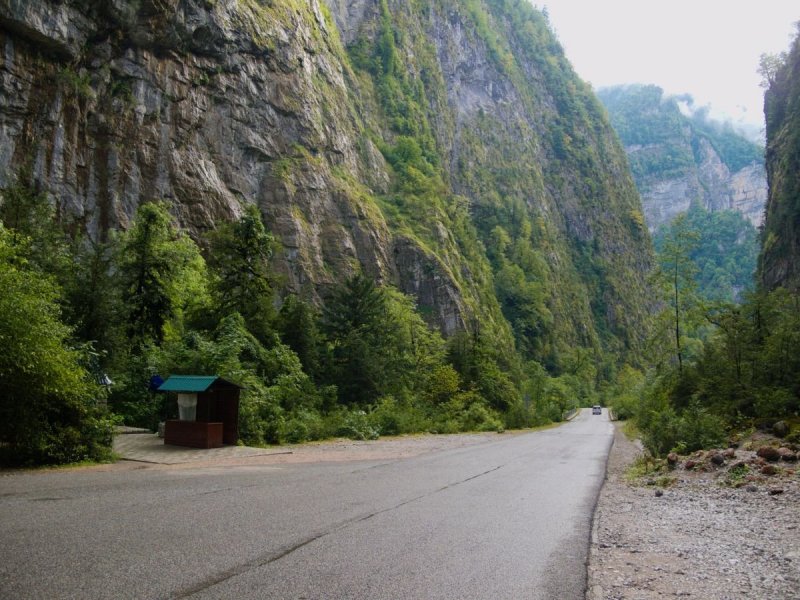 Бзыбский каньон Абхазия