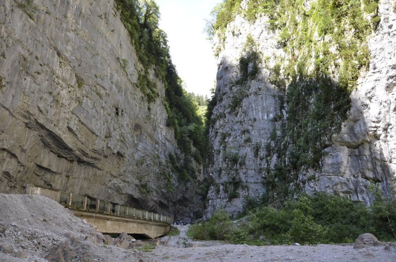 Юшпарский каньон в Абхазии
