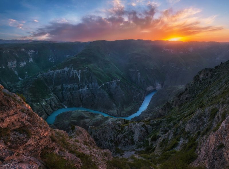Дагестан Сулакский каньон весной