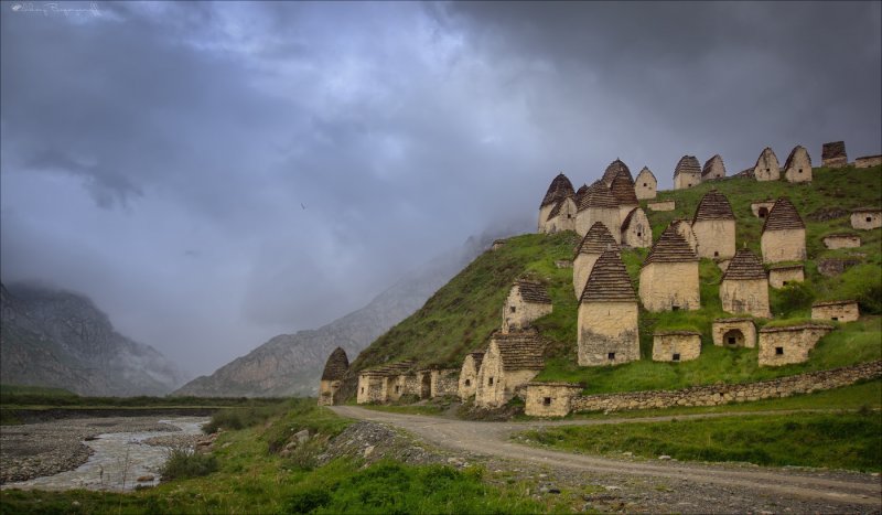 Поселок Даргавс в Северной Осетии