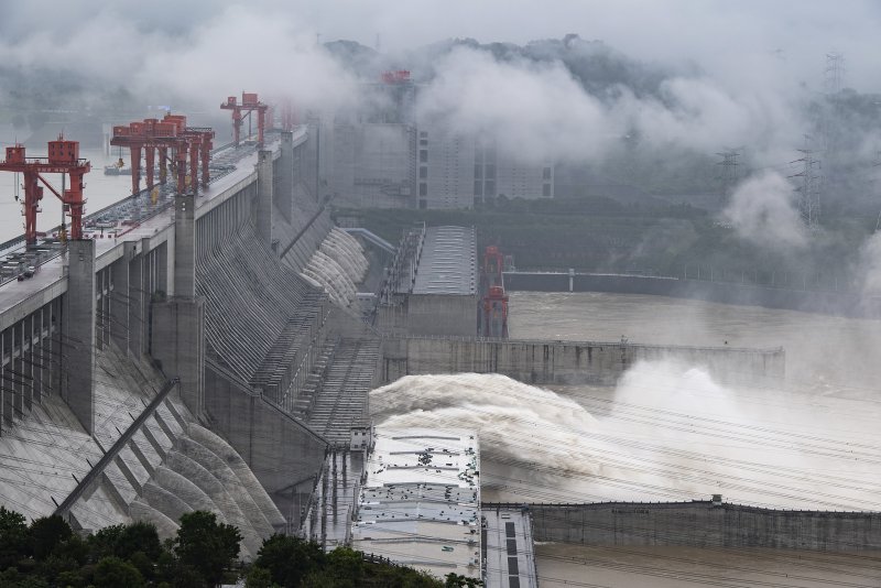 ГЭС «три ущелья» в провинции Хубэй