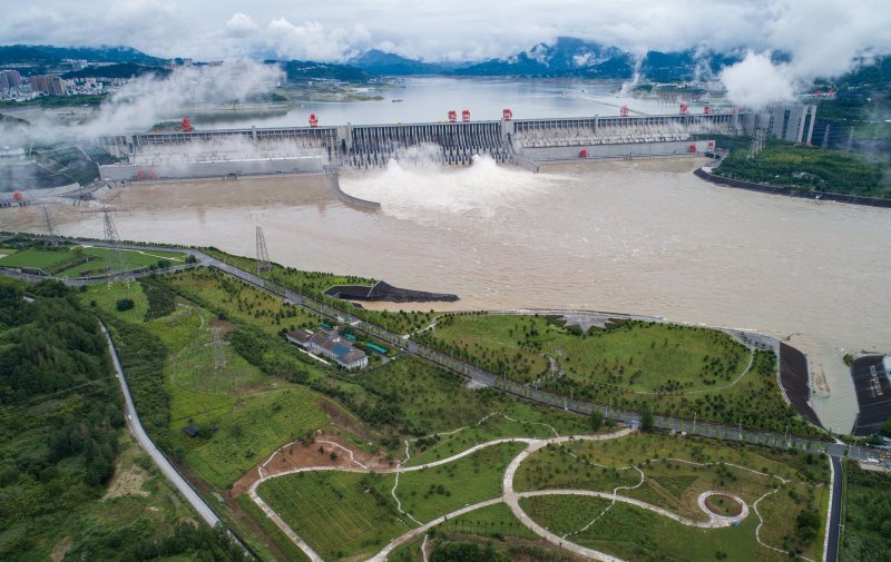 ГЭС «три ущелья» в провинции Хубэй