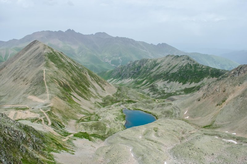 Озеро Шобайдак Мухинское ущелье