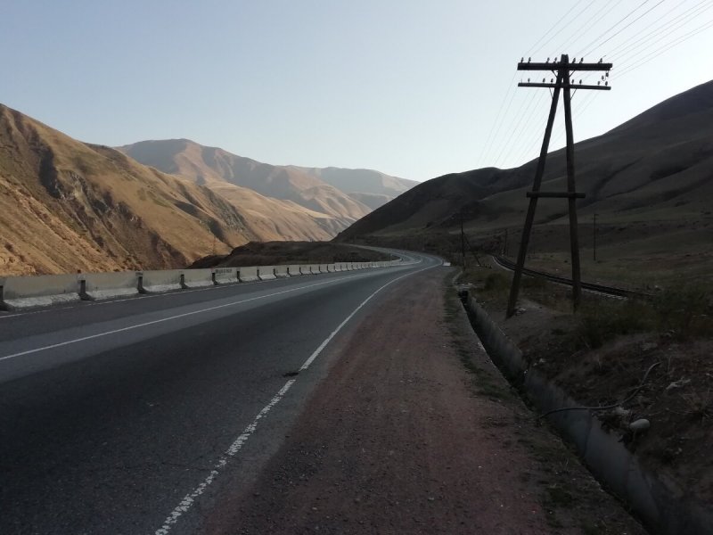 Дорога в Бишкек Боомское ущелье