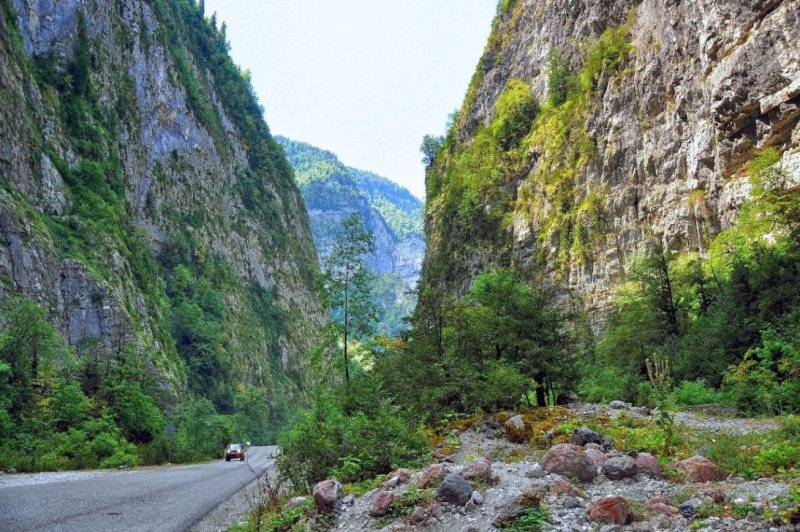 Юпшарское ущелье Абхазия