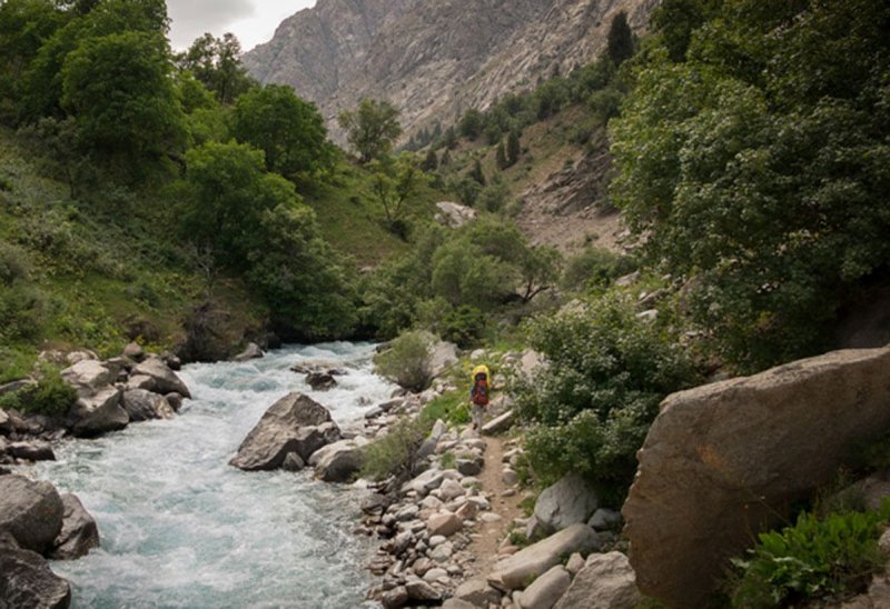 Душанбе река Варзоб