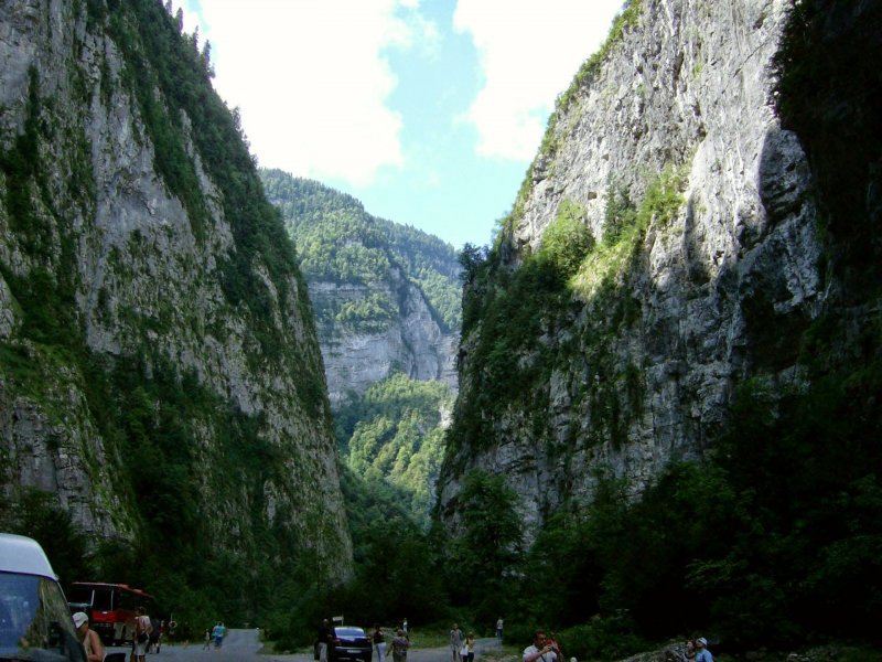 Юпшарский каньон Абхазия
