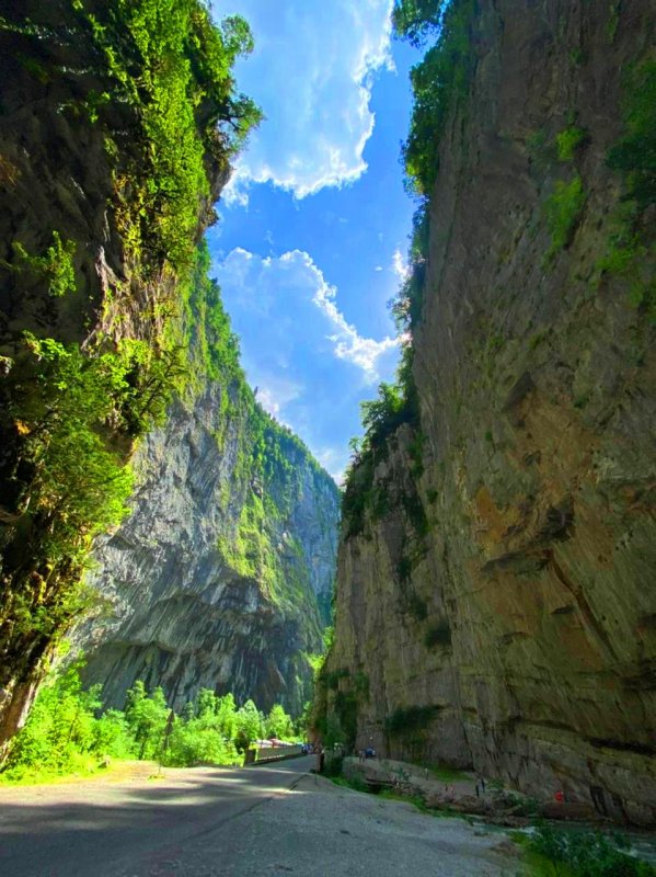 Каньон Абхазия Юпшарский каньон