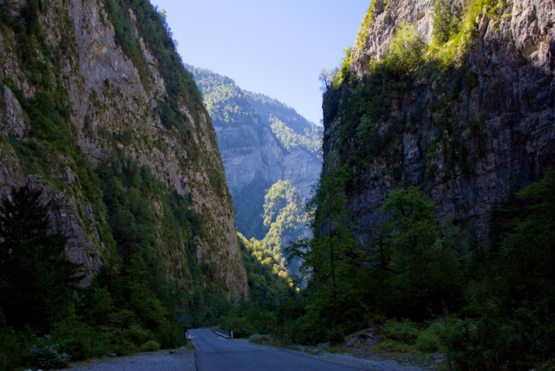 Юпшарское ущелье Абхазия