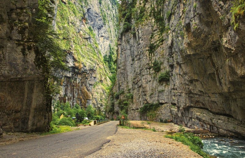 Юпшарский каньон Абхазия фото