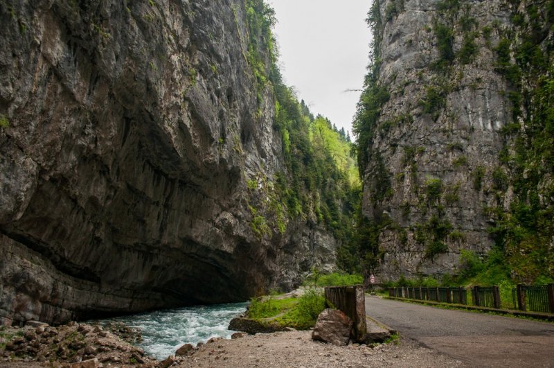Юпшарский каньон Абхазия
