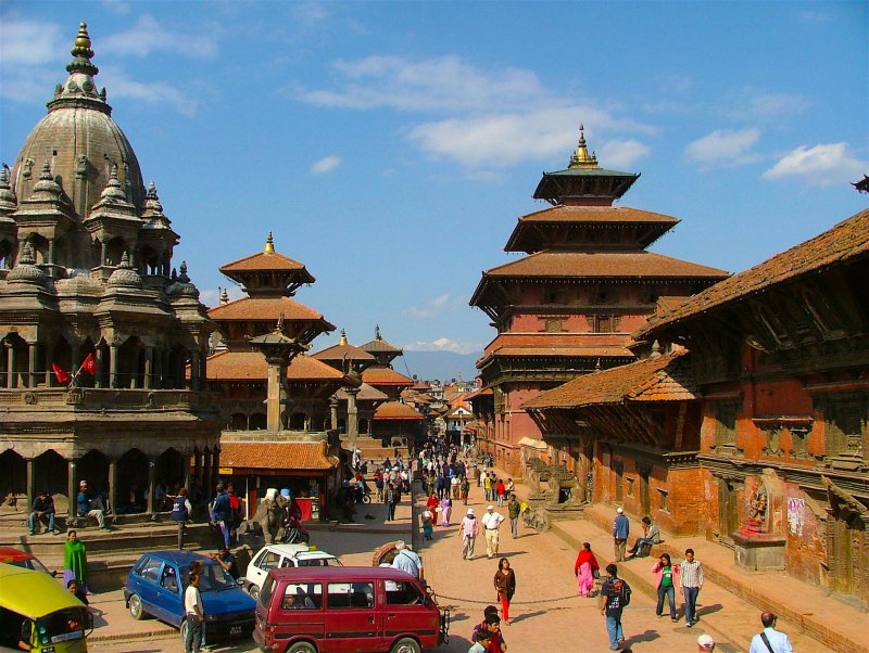 Непал Катманду панорама