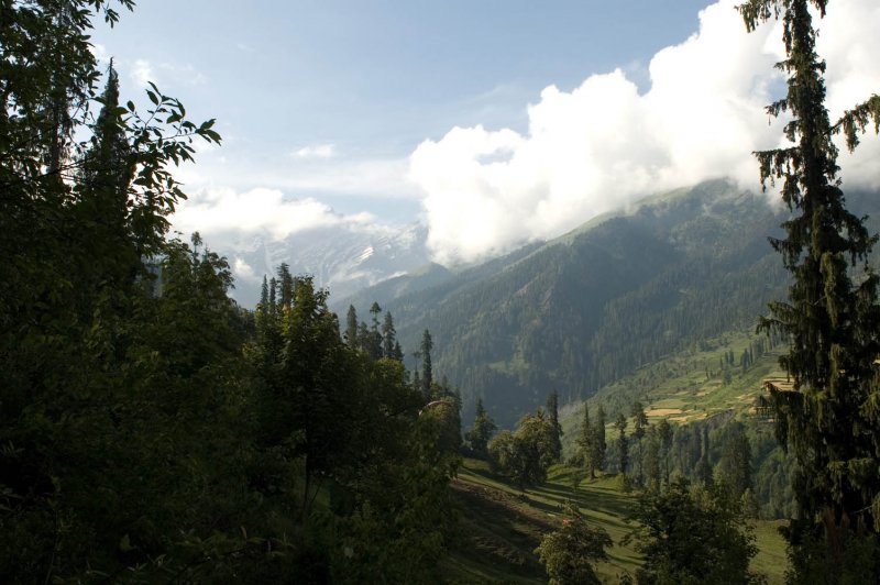 Долина реки Парвати Гималаи