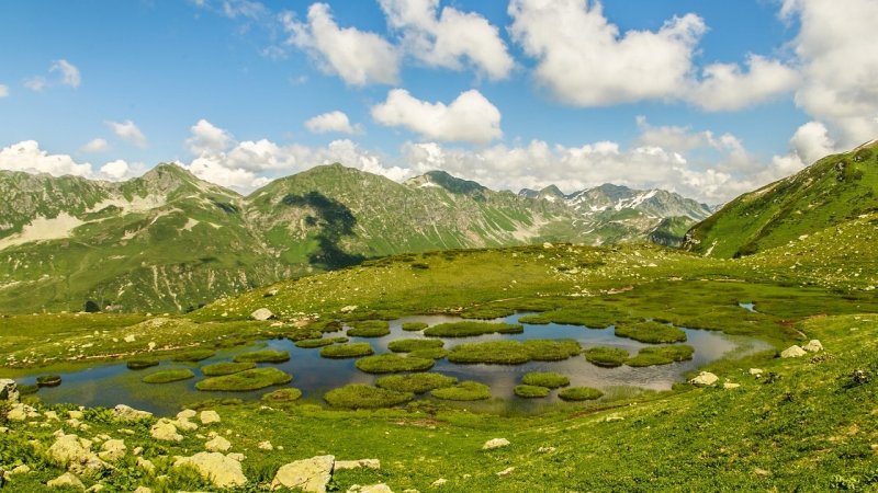 Долина семи озер Абхазия