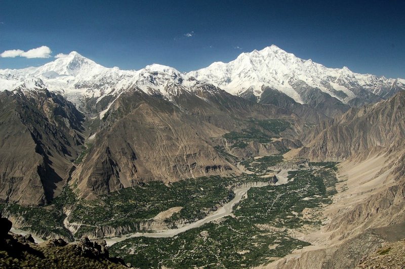 Долина Хунза Пакистан на карте
