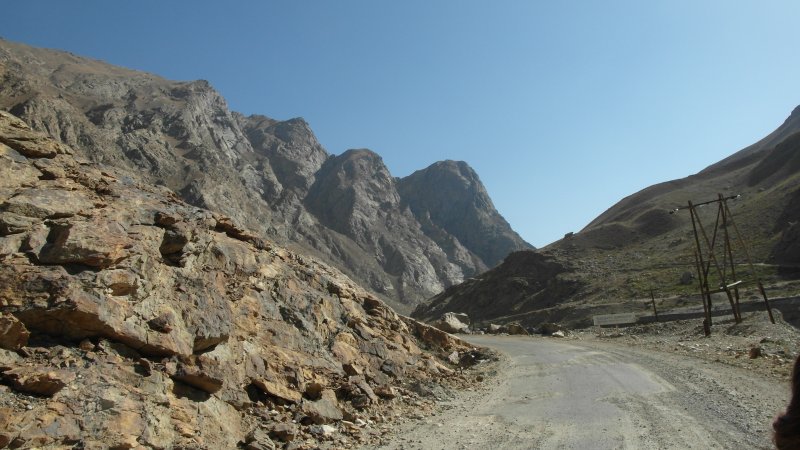 Горы ущелья Афганистана