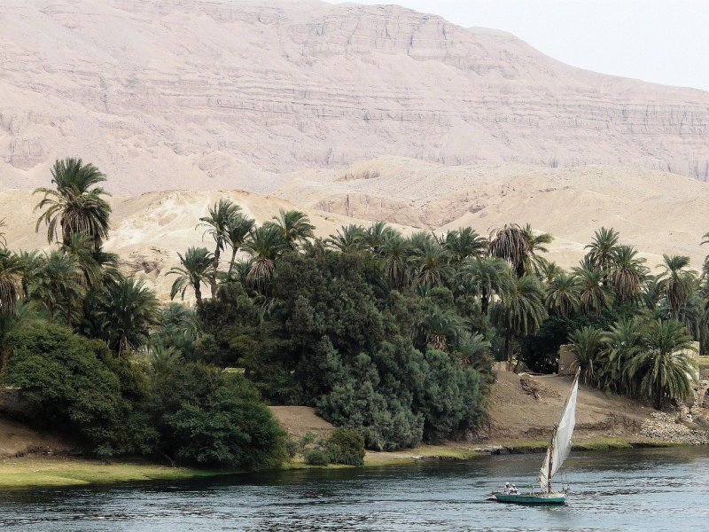 Река Нил в Египте