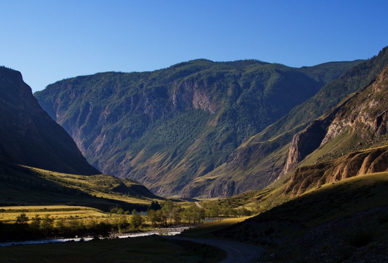 Долина Чулышман горный Алтай