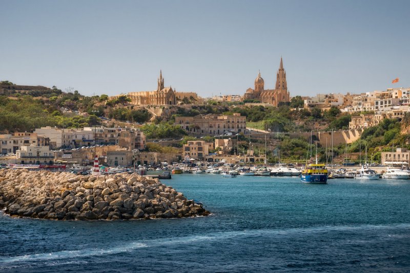 Остров Мальта порт Валетта