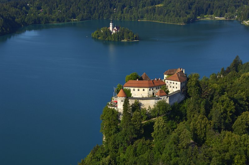 Словения. Берег озера Блед