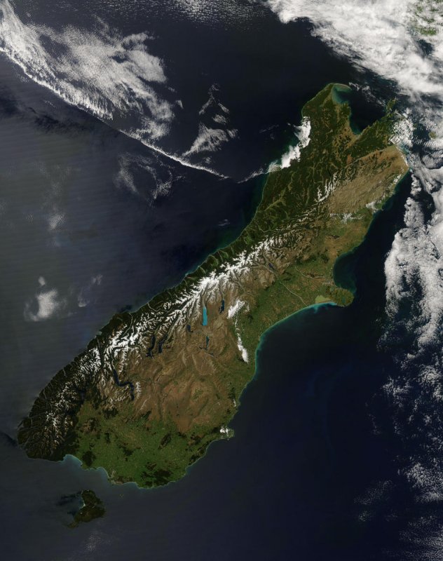Южный остров, новая Зеландия