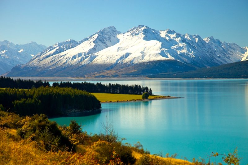Новая Зеландия Южный остров природа
