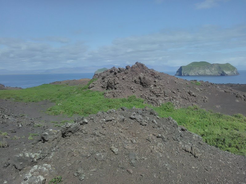 Остров Сюртсей после извержение вулкана 1963.году у берегов