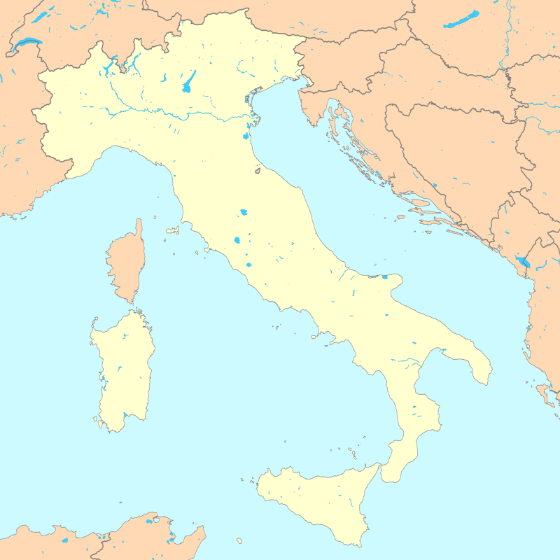 Карта Италии Апеннинский полуостров