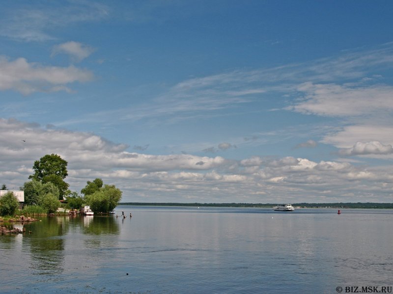 Озеро Селигер рельеф