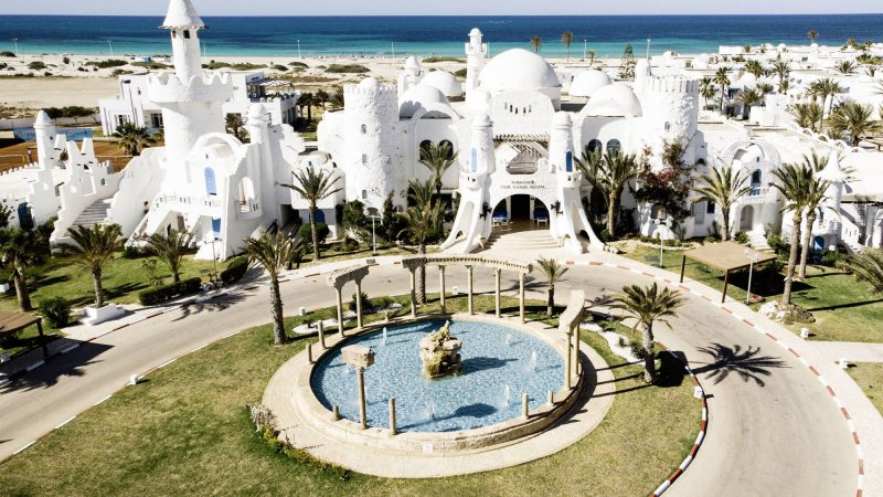 Тунис пляжи с белым песком Джерба