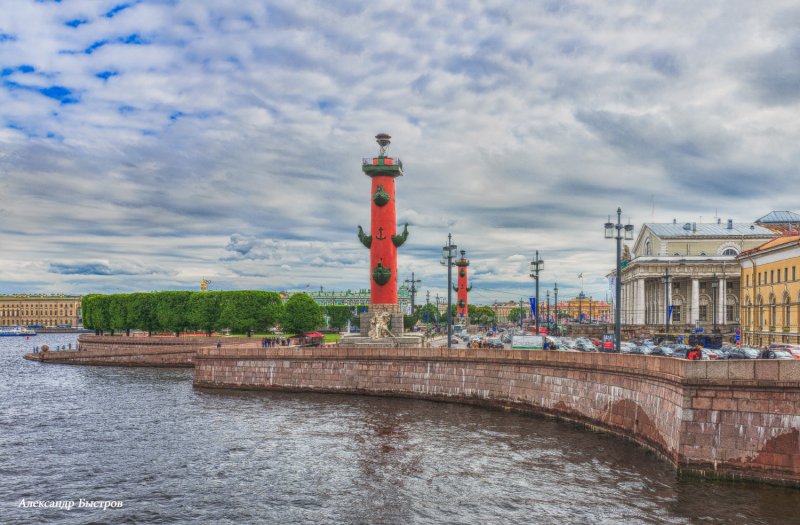 Васильевский остров Санкт-Петербург сверху