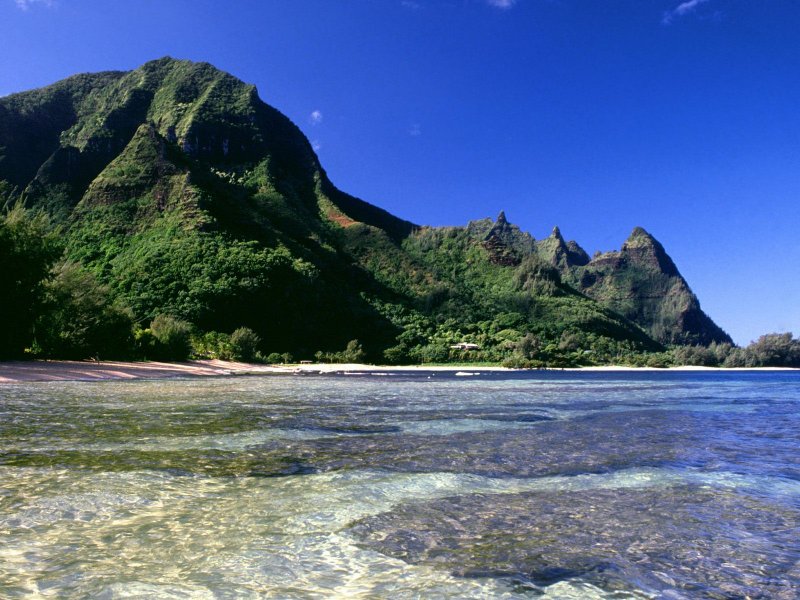 Гавайский остров Кауаи пляж