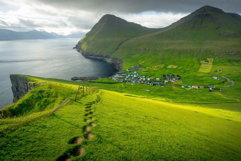 Столица Фарерских островов Torshavn