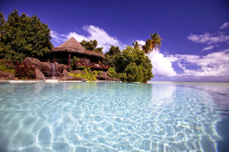 Французская Полинезия Таити бунгало